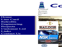 Tablet Screenshot of coastalcontrols.com